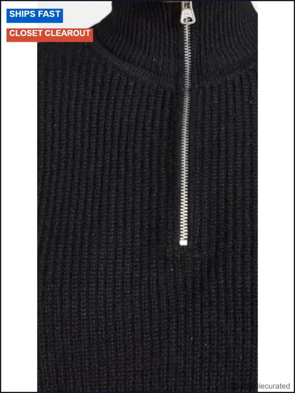 Cashmere Half Zip Pullover Sweater
